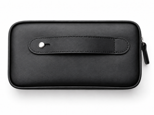 Handheld Bag in Black Leather- No1