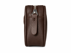Handheld Bag in Dark Brown Leather- No1