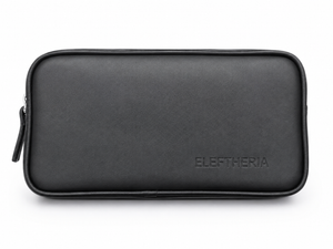 Handheld Bag in Black Leather- No1