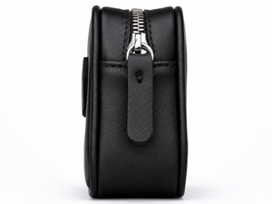 Handheld Bag in Black Leather- No1