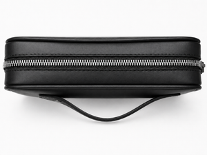 Handheld Bag in Black Leather- No1
